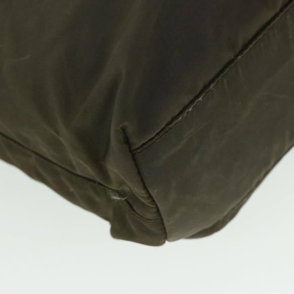 PRADA Tote Bag Nylon Brown Auth ki3483 - Picture 9 of 16